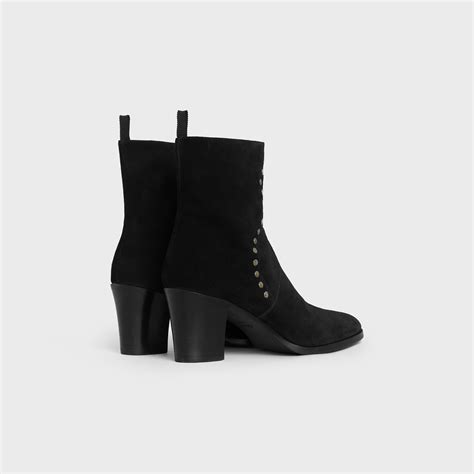 celine suede boots|celine studded boots.